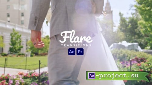 Videohive - Flare Transitions - 43220612 - Project for After Effects