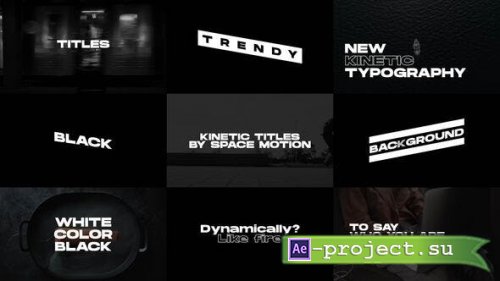Videohive - Kinetic Titles | AE Template - 43245605 - Project for After Effects