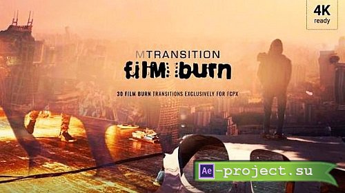 MotionVFX Film Burn Transitions - Project For Final Cut Pro X
