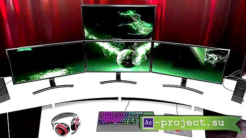 Gaming Setup Opener 1350761 - Project for After Effects