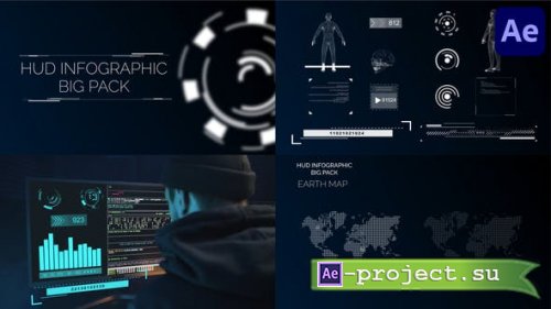 Videohive - Hud Infographic Big Pack for After Effects - 43235711 - Project for After Effects