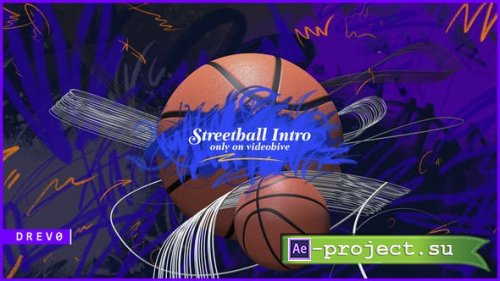 Videohive - Streetball Intro/ NBA/ Basketball Night/ Sport Promo/ Graffiti/ Street/ Broadcast Design/ Game/ Ball - 39362548