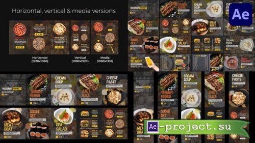 Videohive - Restaurant Market (Social Media) | After Effects - 43252955 - Project for After Effects