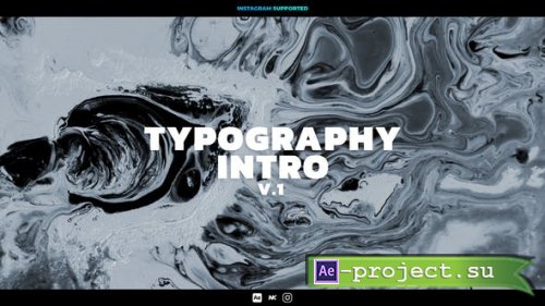 Videohive - Typography Intro v.1 - 43267466 - Project for After Effects