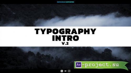 Videohive - Typography Intro v.2 - 43267574 - Project for After Effects