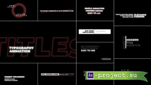 Videohive - Simple Typography | After Effects - 43263635 - Project for After Effects