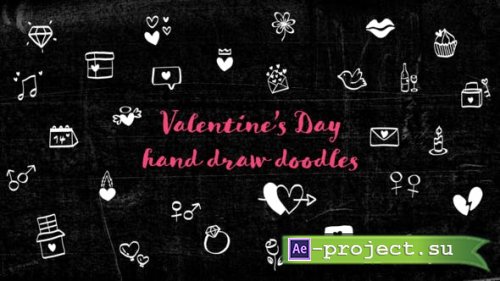 Videohive - Valentine's Day Doodles - 42949768 - Project for After Effects