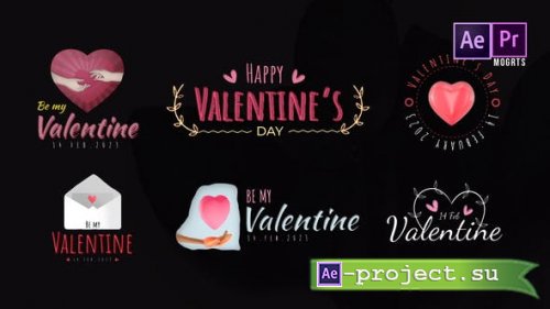 Videohive - Valentines Day Titles Pack - 43336699 - Project for After Effects