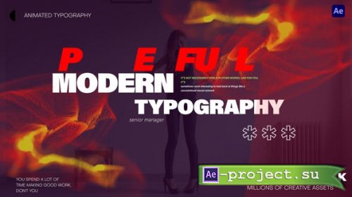 Videohive - Particles Animated Typography Titles - 43336112 - Project for After Effects