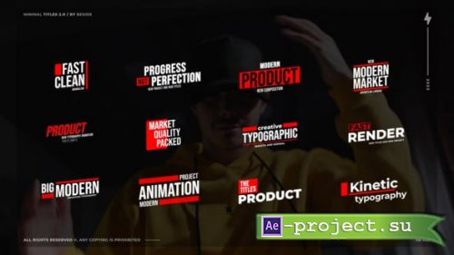 Videohive - Big Text Titles  AE - 43336210 - Project for After Effects