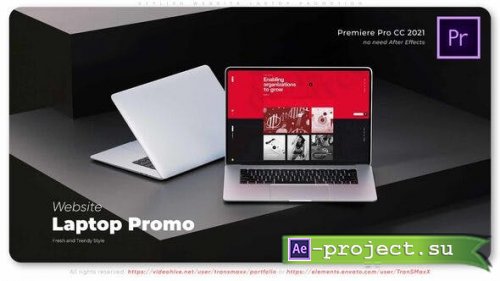 Videohive - Stylish Website Laptop Promotion - 43246925 - Premiere Pro Templates