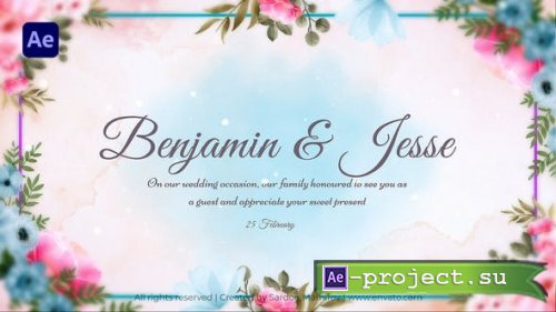 Videohive - Wedding Invitation Intro || Wedding Intro || 2023 - 43371269 - Project for After Effects