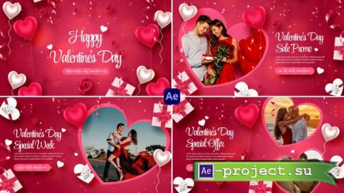 Videohive - Valentine's Day Slideshow | Valentine's Day Sale Opener V1 - 43367520 - Project for After Effects