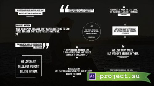 Videohive - Quotes Titles | After Effects - 43386578 - Project for After Effects