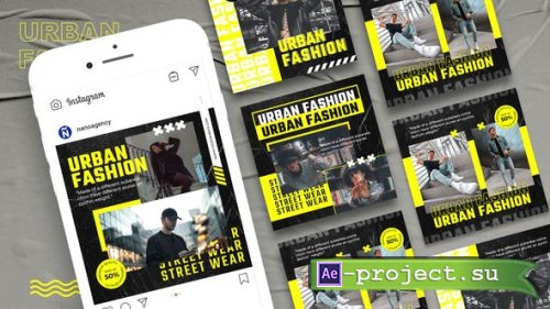Videohive - Fashion Urban Instagram Post Template - 43383823 - Project for After Effects