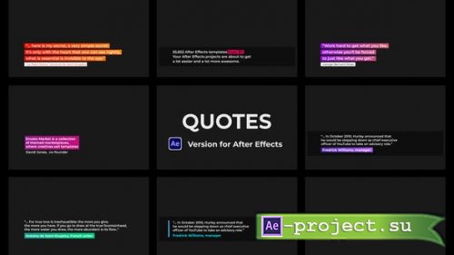 Videohive - Quotes - 43388516 - Project for After Effects