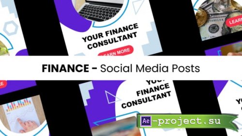 Videohive - Finance - Social Media Posts - 43396527 - Project for After Effects