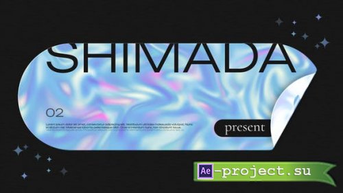 Videohive - Minimal Holographic Typo - 43388468 - Project for After Effects
