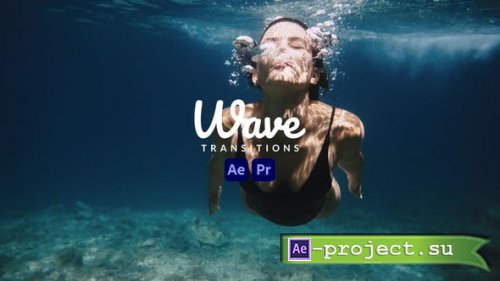 Videohive - Wave Transitions - 43407872 - Project for After Effects