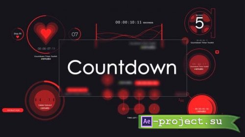 Videohive - Countdown Timer Toolkit V15 - 43412758 - Project for After Effects