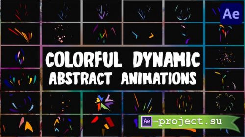 Videohive - Colorful Dynamic Abstract Animations for After Effects - 43411975 - Project for After Effects