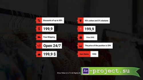 Videohive - Price Titles | AE - 43415185 - Project for After Effects