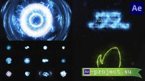 Videohive - Energy Impact Explosions for After Effects - 43383169 - Project for After Effects