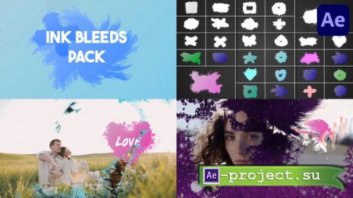 Videohive - Ink Bleeds Pack | After Effects - 43395893 - Project for After Effects
