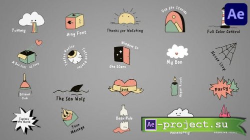 Videohive - Cartoon Creative Titles for After Effects - 43395917 - Project for After Effects