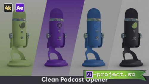 Videohive - Clean Podcast Opener - 43415040 - Project for After Effects