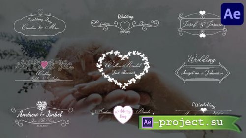 Videohive - Unique Wedding Titles for After Effects - 43382978 - Project for After Effects