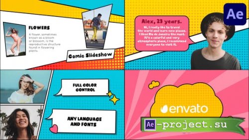 Videohive - Comic Slideshow for After Effects - 43395956 - Project for After Effects