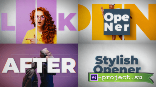 Videohive - Stylish Opener - 43420126 - Project for After Effects