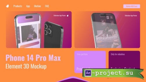 Videohive - App Promo Phone 14 Pro - 43422500 - Project for After Effects