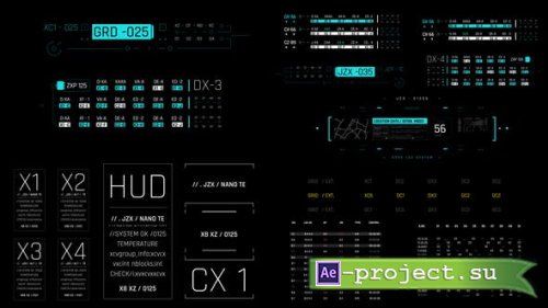 Videohive - HUD Text Elements - 43424241 - Project for After Effects