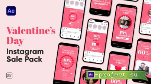 Videohive - Valentines Day Instagram Sale For After Effects - 43427336 - Project for After Effects