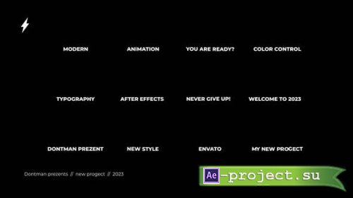 Videohive - Modern Text Titles 2.0 | AE - 43429747 - Project for After Effects