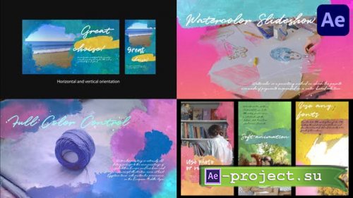 Videohive - Watercolor Ink Slideshow | After Effects - 43428773 - Project for After Effects