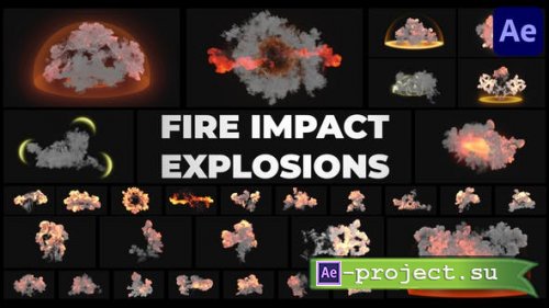 Videohive - Fire Impact Explosions for After Effects - 43428198 - Project for After Effects