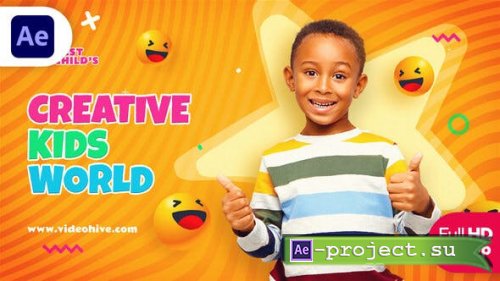 Videohive - Kids YouTube Blog Intro - 43428599 - Project for After Effects