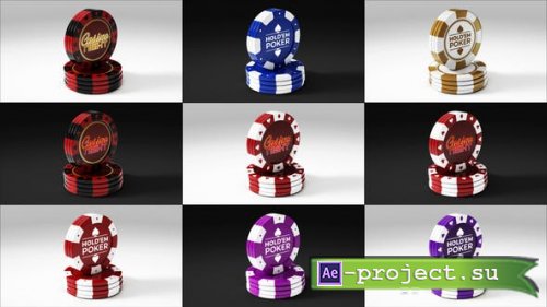 Videohive - Casino Coins Loopable Logo Reveals - 43428666 - Project for After Effects