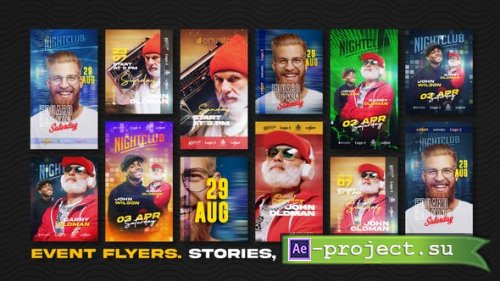 Videohive - Event Flyers. Stories, Reels and Posts - 43457378 - Project for After Effects