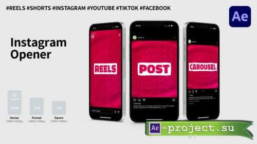 Videohive - Instagram Stomp Opener - 43068880 - Project for After Effects