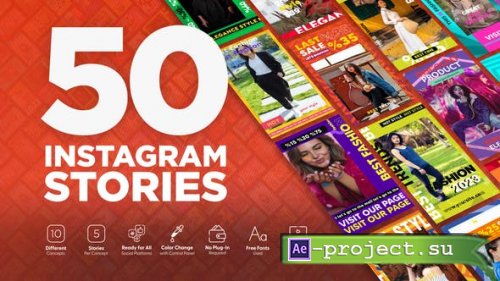 Videohive - Instagram Stories - 43569571 - Project for After Effects
