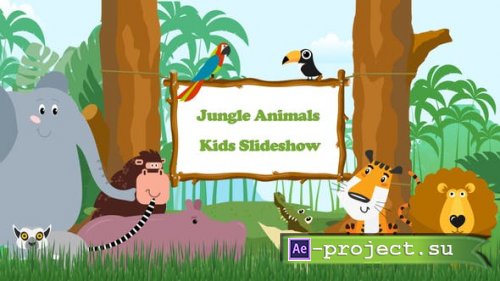 Videohive - Jungle Animals Kids Slideshow - 43443265 - Project for After Effects