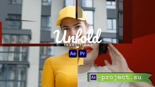 Videohive - Unfold Transitions - 43531526 - Project for After Effects