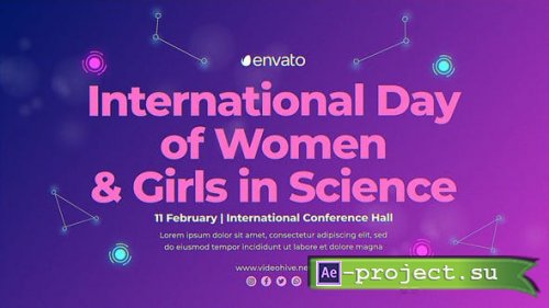 Videohive - International Day Of Women & Girls In Science - 43506947 - Project for After Effects
