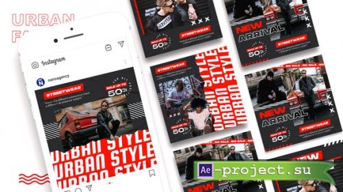 Videohive - Urban Streetwear Instagram Post - 43538957 - Project for After Effects