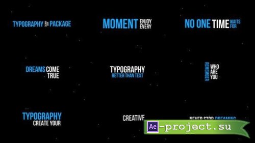 Videohive - Kinetic Typography - 43542827 - Project for After Effects