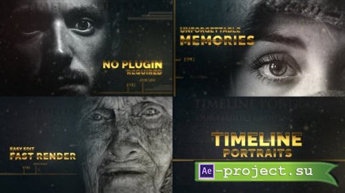 Videohive - Timeline Portraits - 43555660 - Project for After Effects